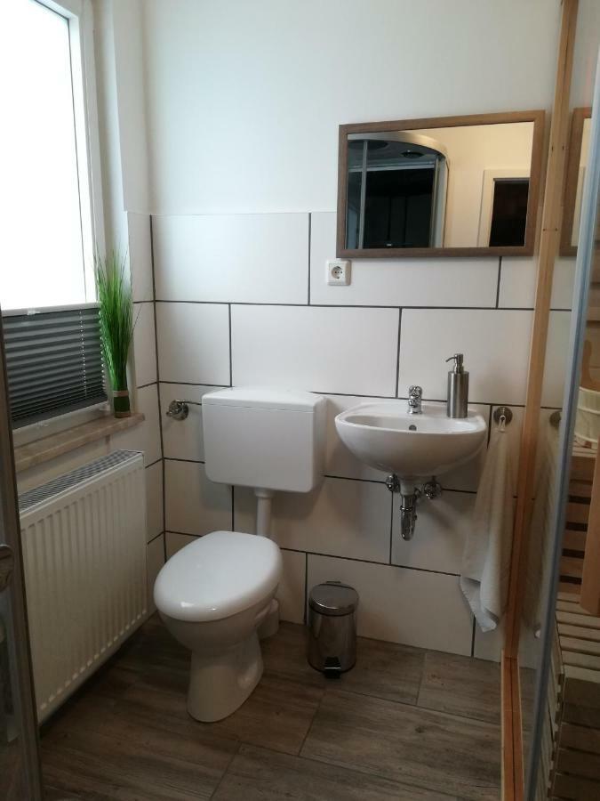 Ferienwohnung Am Reinhardswald - Eichenlaub - Mit Sauna Trendelburg Buitenkant foto
